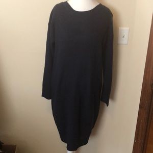 Navy Blue tunic sweater/sweater dress